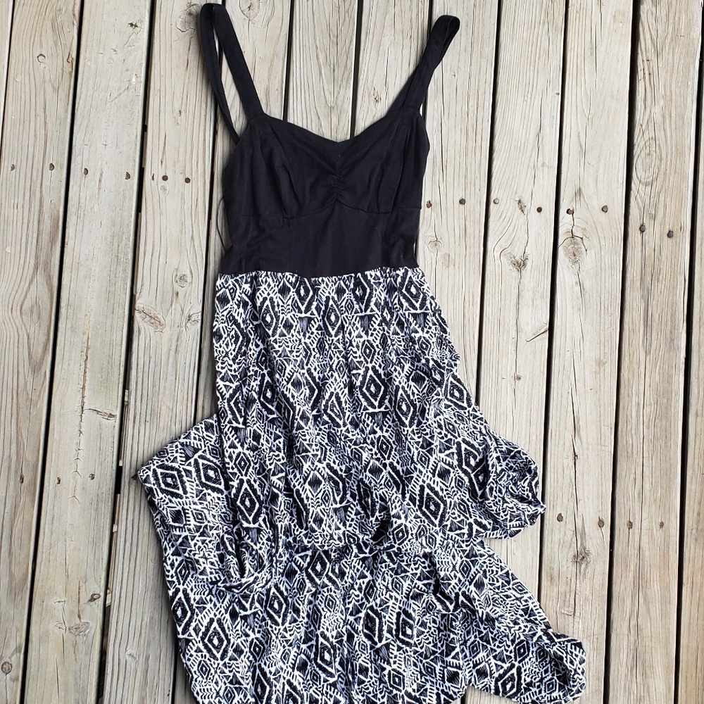 Black & White Maxi Dress